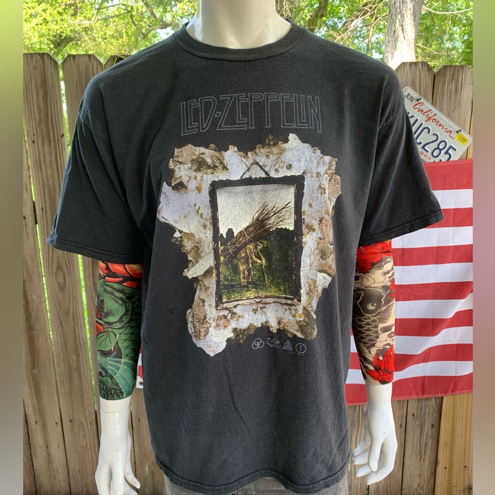 Vintage 1999 Led Zeppelin T-Shirt IV Stairway To Heaven Tour T-shirt Size XL